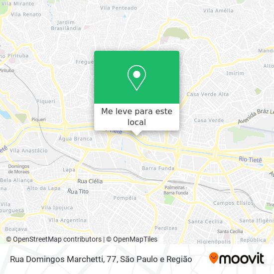 Rua Domingos Marchetti, 77 mapa