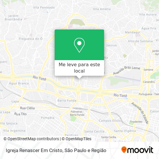 Igreja Renascer Em Cristo mapa