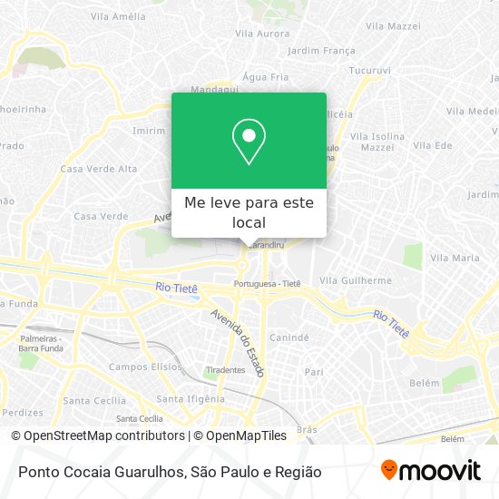 Ponto Cocaia Guarulhos mapa