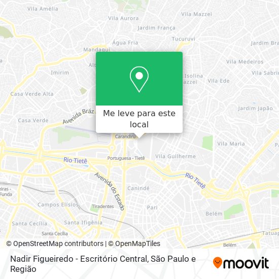 Nadir Figueiredo - Escritório Central mapa