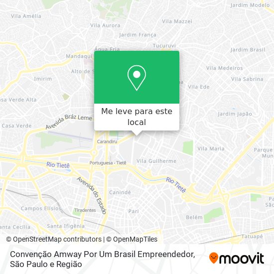 Convenção Amway Por Um Brasil Empreendedor mapa
