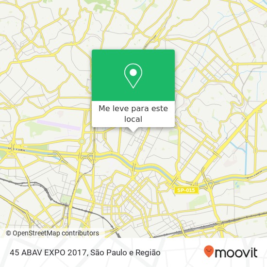 45 ABAV EXPO 2017 mapa