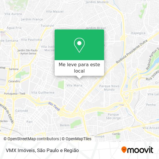 VMX Imóveis mapa