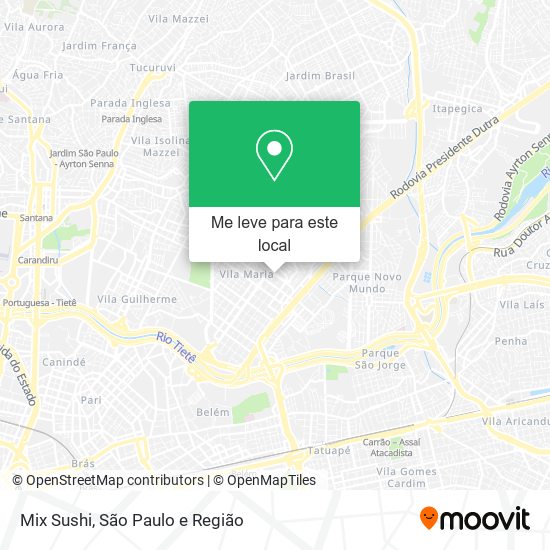 Mix Sushi mapa