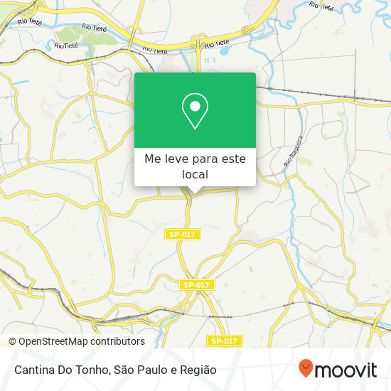 Cantina Do Tonho mapa