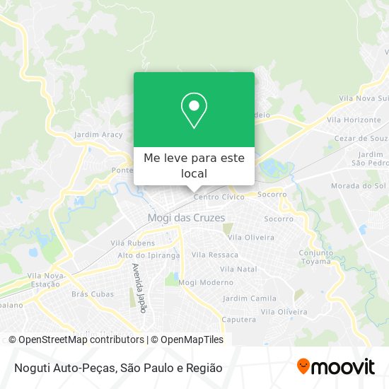 Noguti Auto-Peças mapa