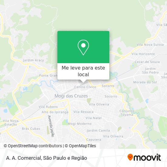 A. A. Comercial mapa