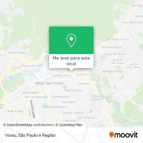 Viseu mapa