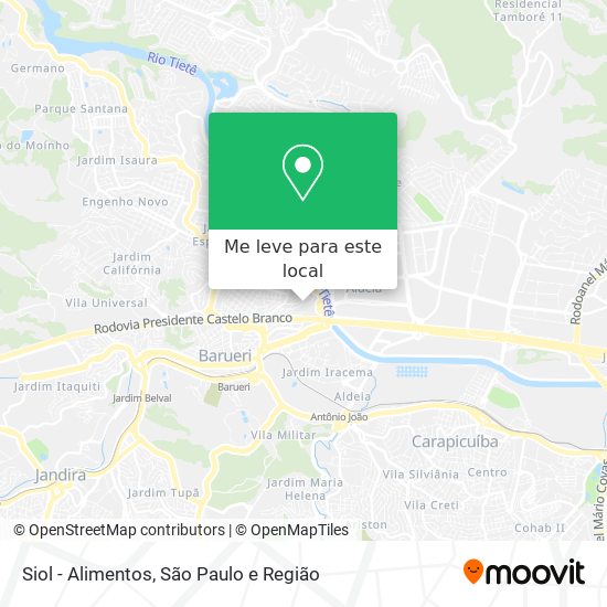 Siol - Alimentos mapa
