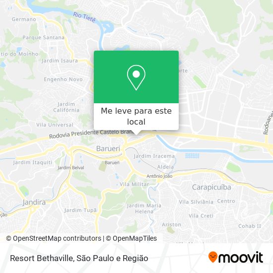 Resort Bethaville mapa