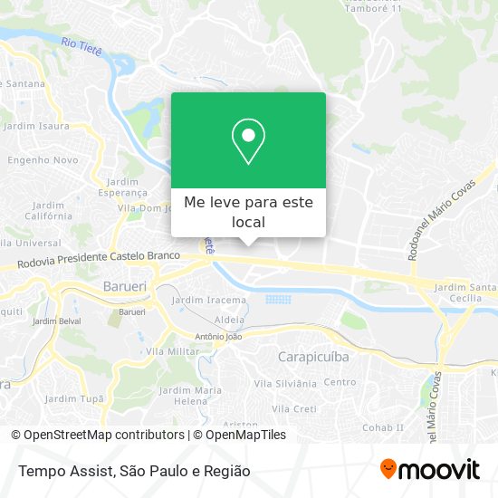 Tempo Assist mapa
