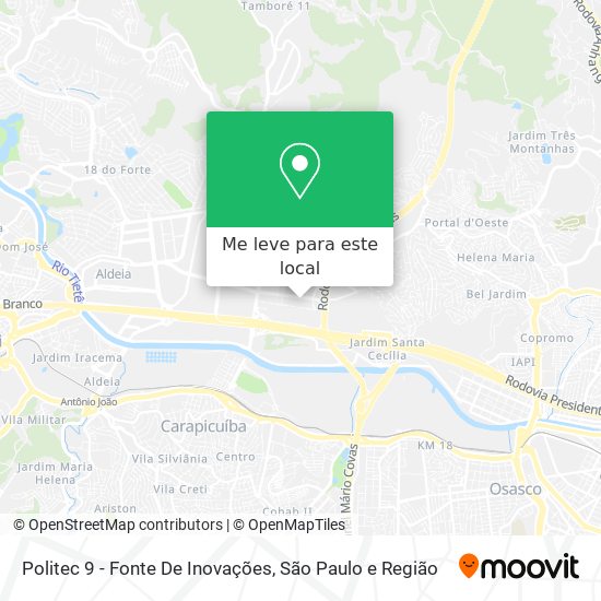 Politec 9 - Fonte De Inovações mapa