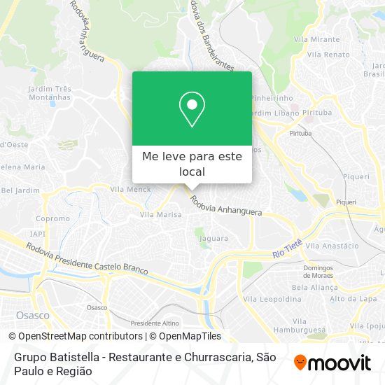 Grupo Batistella - Restaurante e Churrascaria mapa