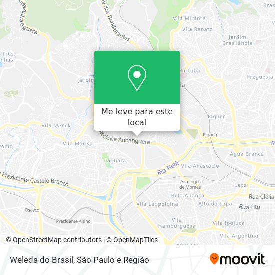 Weleda do Brasil mapa