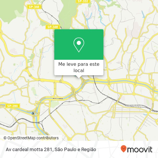 Av cardeal motta 281 mapa