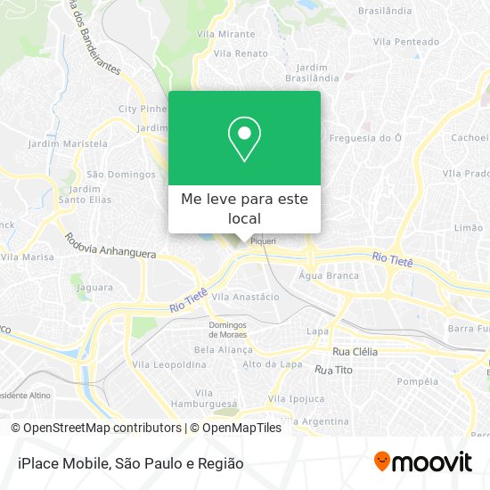 iPlace Mobile mapa
