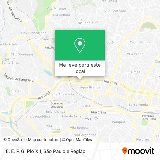 E. E. P. G. Pio XII mapa