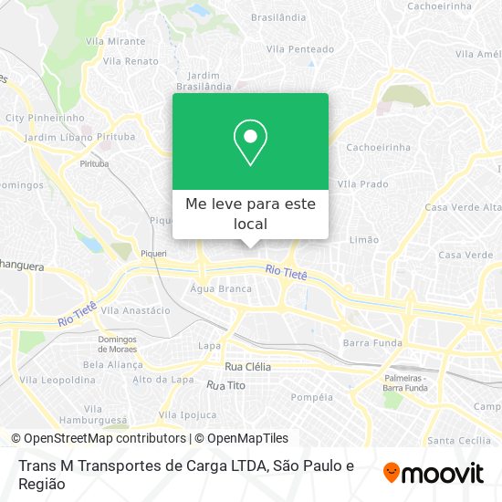 Trans M Transportes de Carga LTDA mapa