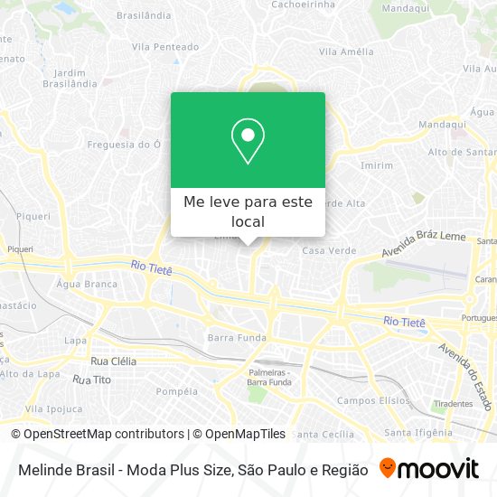 Melinde Brasil - Moda Plus Size mapa