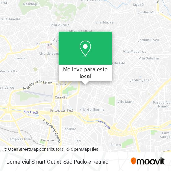 Comercial Smart Outlet mapa