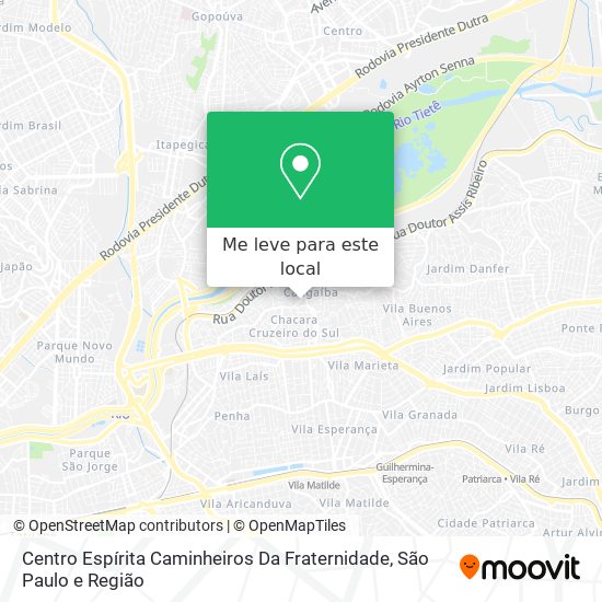 Centro Espírita Caminheiros Da Fraternidade mapa