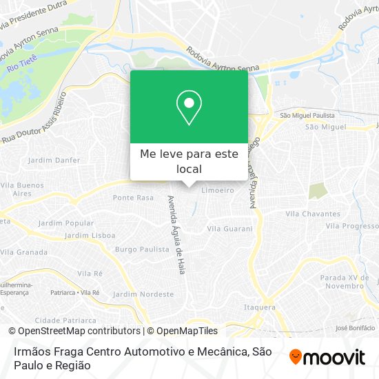 Irmãos Fraga Centro Automotivo e Mecânica mapa