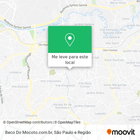 Beco Do Mocoto.com.br mapa