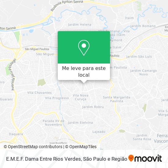 E.M.E.F. Dama Entre Rios Verdes mapa