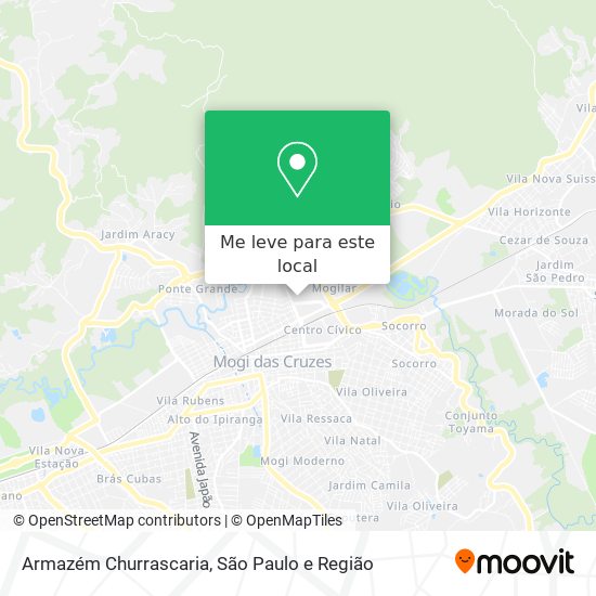 Armazém Churrascaria mapa