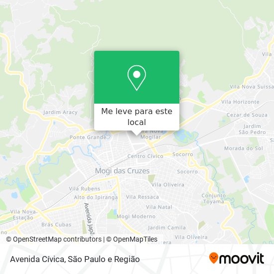 Avenida Cívica mapa