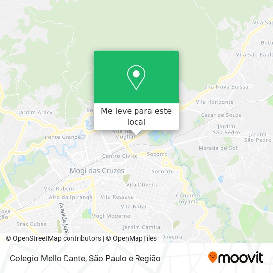 Colegio Mello Dante mapa