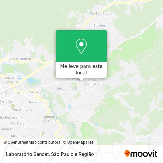 Laboratório Sancet mapa