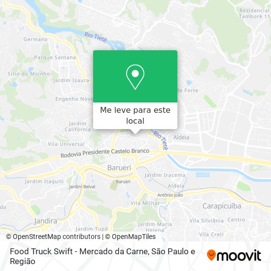 Food Truck Swift - Mercado da Carne mapa