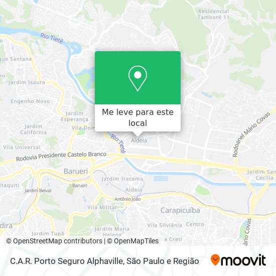 C.A.R. Porto Seguro Alphaville mapa