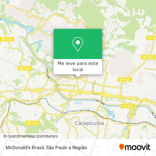 McDonald's Brasil mapa