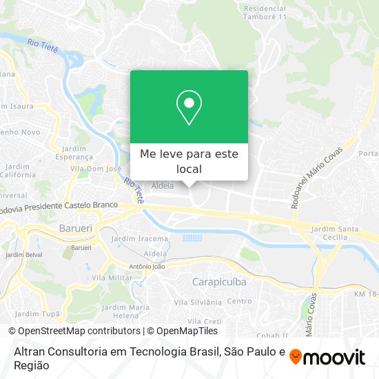 Altran Consultoria em Tecnologia Brasil mapa