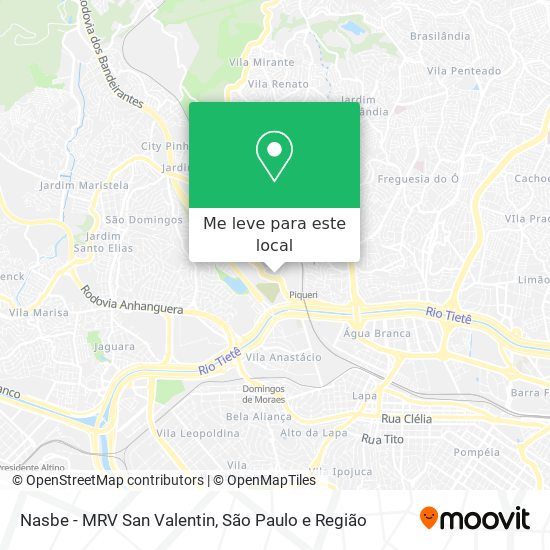 Nasbe - MRV San Valentin mapa