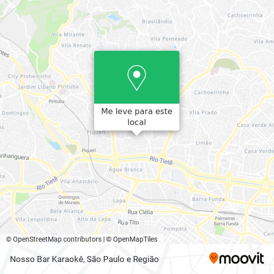 Nosso Bar Karaokê mapa