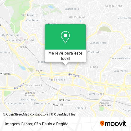 Imagem Center mapa