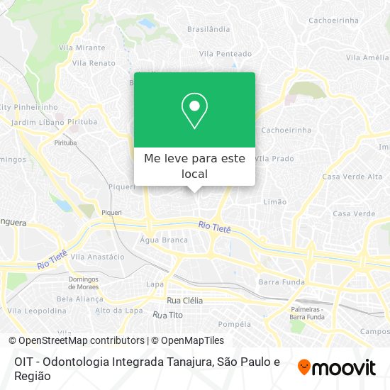 OIT - Odontologia Integrada Tanajura mapa