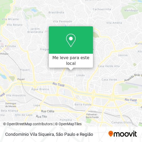 Condomínio Vila Siqueira mapa