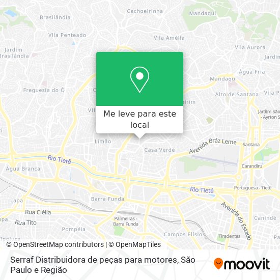 Serraf Distribuidora de peças para motores mapa