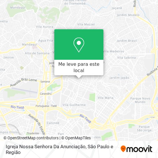 Igreja Nossa Senhora Da Anunciação mapa