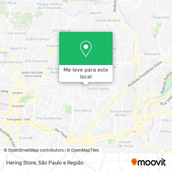 Hering Store mapa
