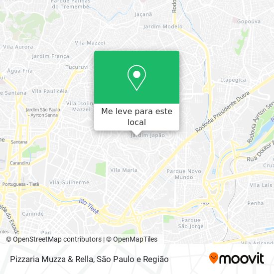 Pizzaria Muzza & Rella mapa