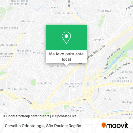 Carvalho Odontologia mapa