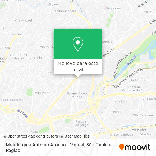 Metalurgica Antonio Afonso - Metaal mapa