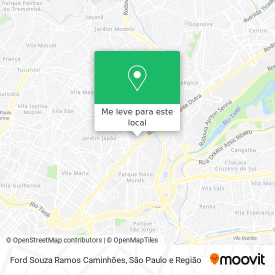 Ford Souza Ramos Caminhões mapa