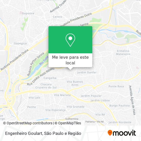 Engenheiro Goulart mapa