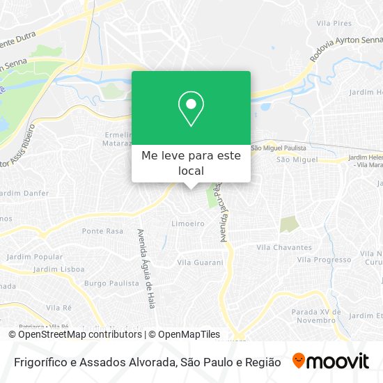 Frigorífico e Assados Alvorada mapa